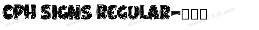 CPH Signs Regular字体转换